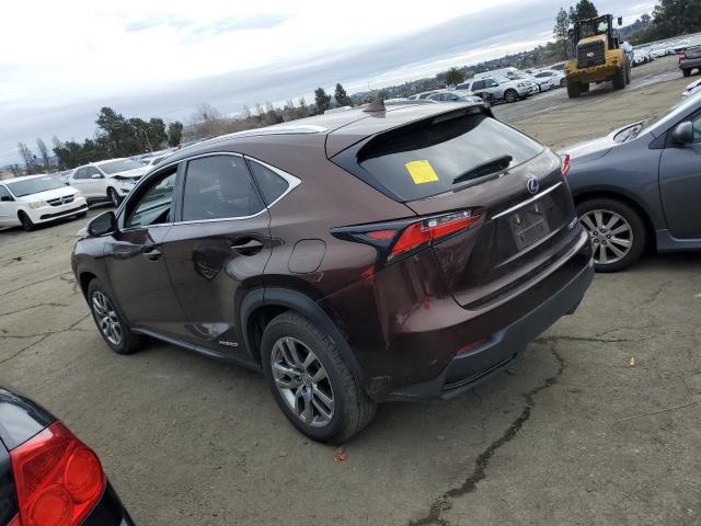 JTJBJRBZ2G2037892 - 2016 LEXUS NX 300H BROWN photo 2