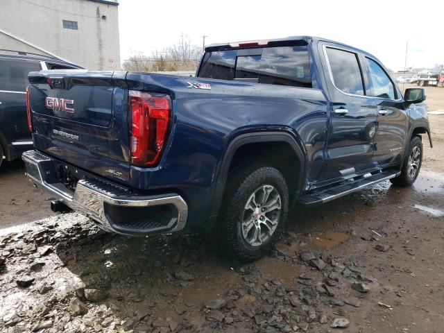 1GTUUDED3NZ643292 - 2022 GMC SIERRA K1500 SLT BLUE photo 3