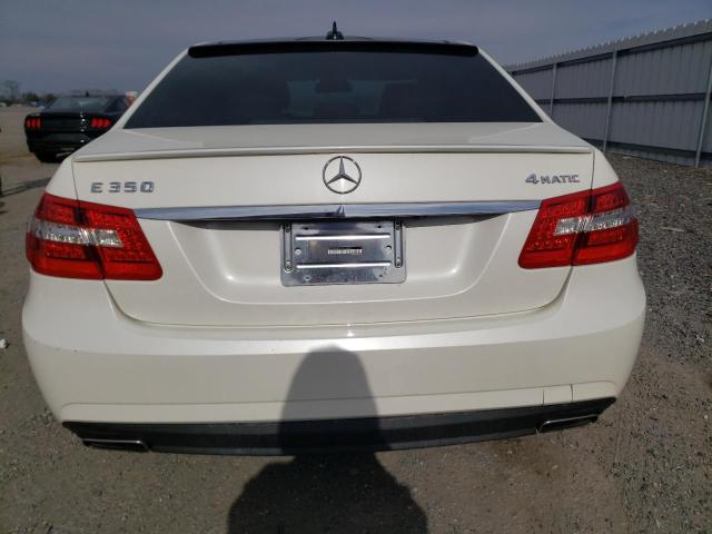 WDDHF8JB0CA616480 - 2012 MERCEDES-BENZ E 350 4MATIC WHITE photo 6