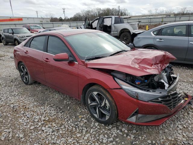 KMHLN4AJ0PU074241 - 2023 HYUNDAI ELANTRA LIMITED RED photo 4