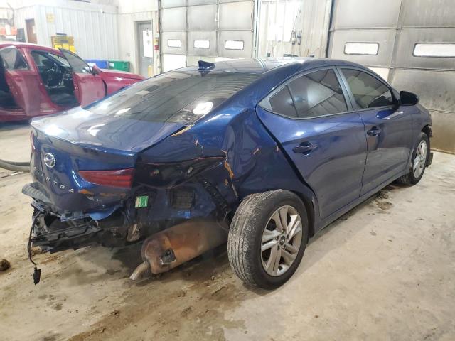 5NPD84LFXLH543462 - 2020 HYUNDAI ELANTRA SEL BLUE photo 3