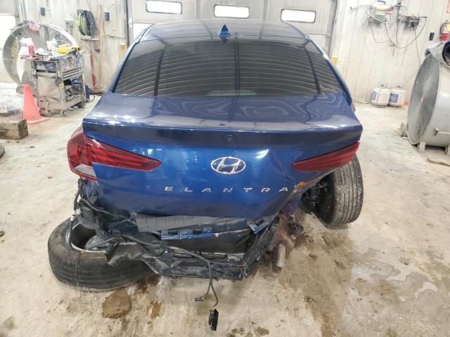 5NPD84LFXLH543462 - 2020 HYUNDAI ELANTRA SEL BLUE photo 6