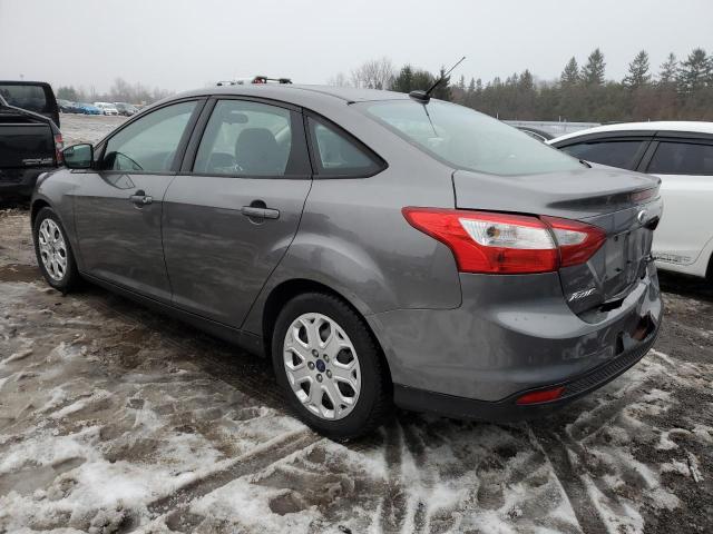 1FAHP3F2XCL411911 - 2012 FORD FOCUS SE GRAY photo 2