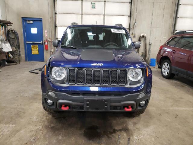 ZACNJDC15MPM92794 - 2021 JEEP RENEGADE TRAILHAWK BLUE photo 5