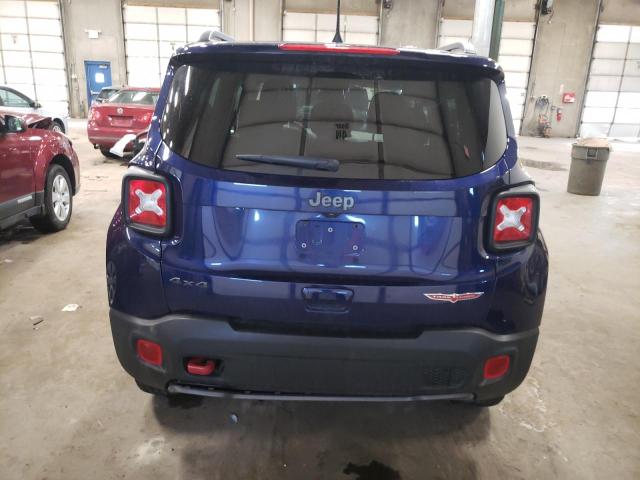 ZACNJDC15MPM92794 - 2021 JEEP RENEGADE TRAILHAWK BLUE photo 6