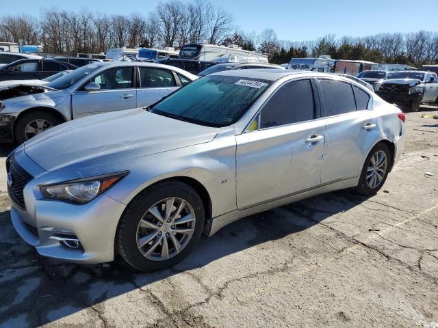 JN1BV7AR3EM701327 - 2014 INFINITI Q50 BASE SILVER photo 1