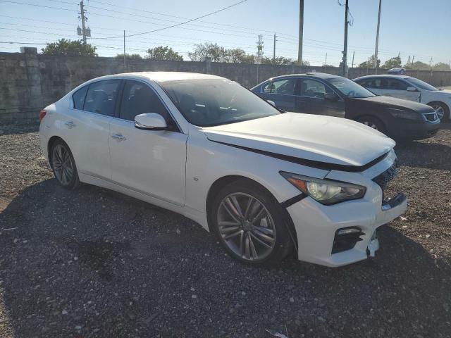 JN1BV7AR5EM686006 - 2014 INFINITI Q50 BASE WHITE photo 4