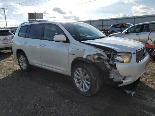 JTEEW44A082025636 - 2008 TOYOTA HIGHLANDER HYBRID LIMITED WHITE photo 4