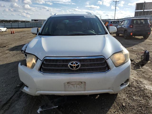 JTEEW44A082025636 - 2008 TOYOTA HIGHLANDER HYBRID LIMITED WHITE photo 5