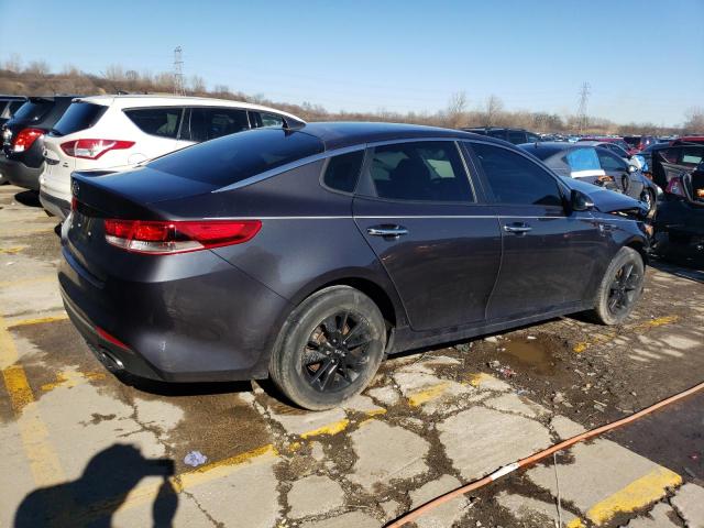 5XXGT4L37HG144013 - 2017 KIA OPTIMA LX CHARCOAL photo 3