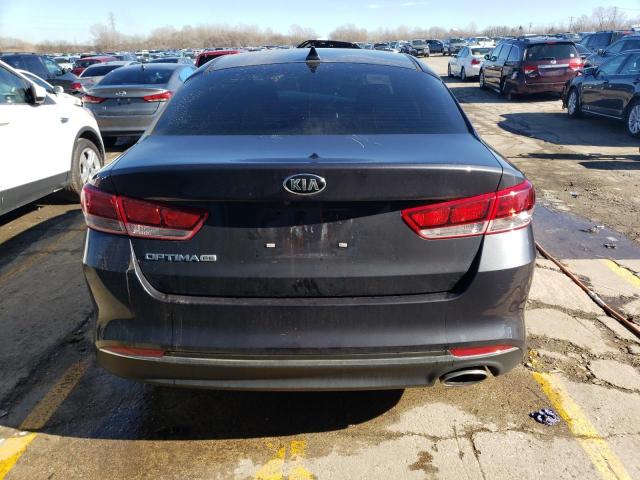 5XXGT4L37HG144013 - 2017 KIA OPTIMA LX CHARCOAL photo 6