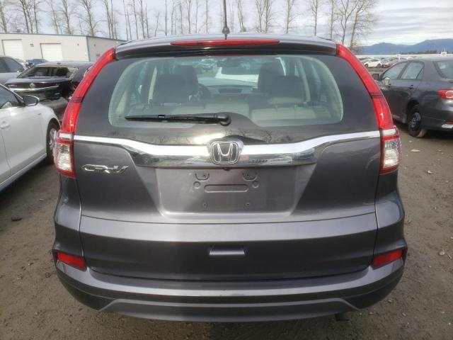 3CZRM3H32GG706544 - 2016 HONDA CR-V LX GRAY photo 6