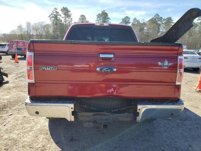 1FTFW1CT8EKF43242 - 2014 FORD F150 SUPERCREW RED photo 6