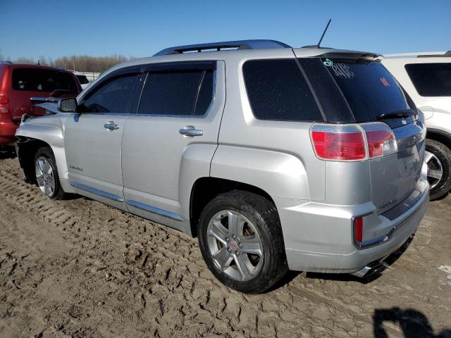 2GKALREK3G6261073 - 2016 GMC TERRAIN DENALI SILVER photo 2