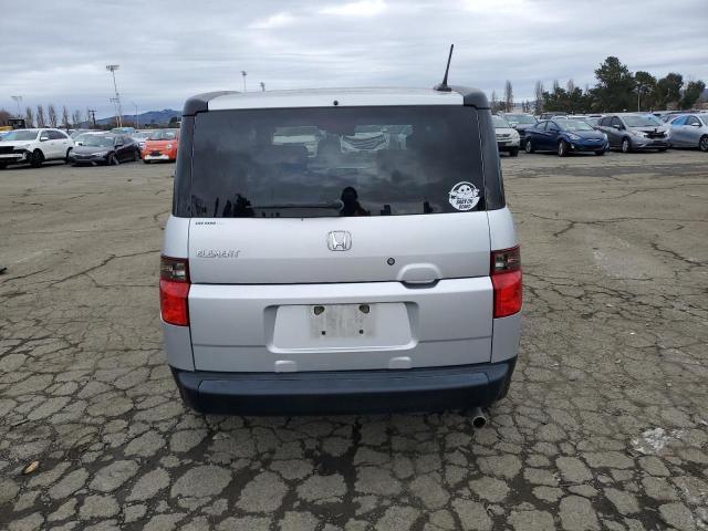 5J6YH18706L000262 - 2006 HONDA ELEMENT EX SILVER photo 6