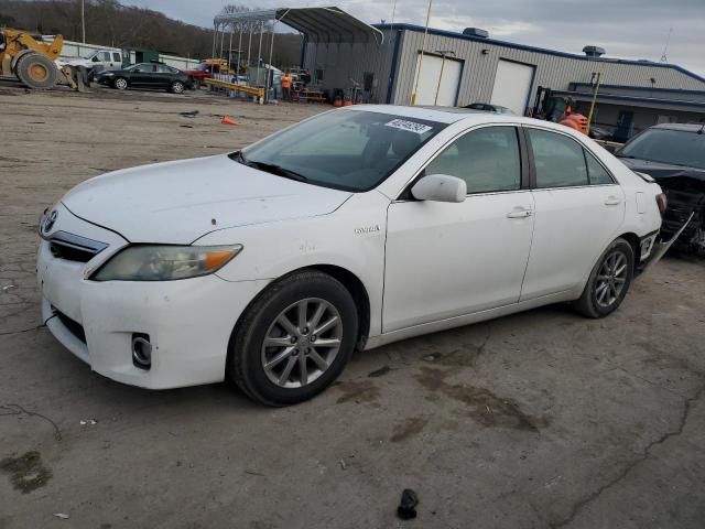 4T1BB3EK2BU128018 - 2011 TOYOTA CAMRY HYBRID WHITE photo 1