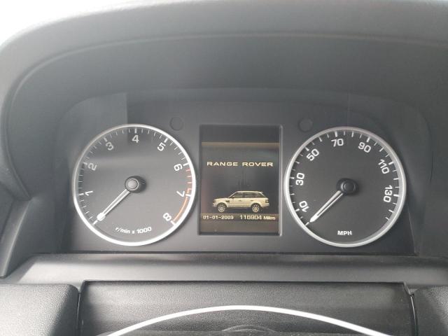 SALSF2D48BA267439 - 2011 LAND ROVER RANGE ROVE HSE BLACK photo 9