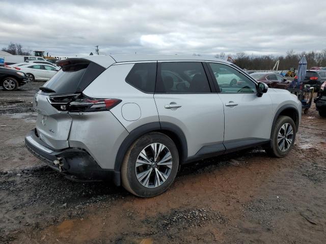 5N1AT3BB2MC835237 - 2021 NISSAN ROGUE SV SILVER photo 3