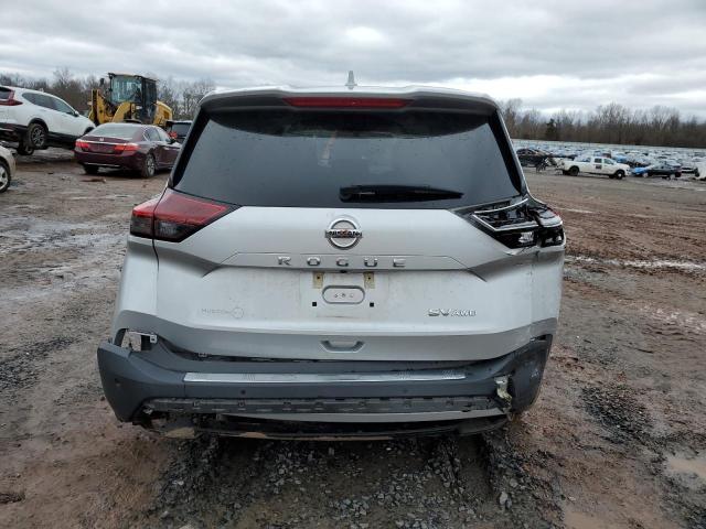 5N1AT3BB2MC835237 - 2021 NISSAN ROGUE SV SILVER photo 6