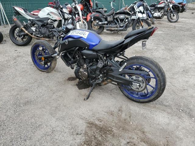 JYARM27YXJA000310 - 2018 YAMAHA MT07 C BLUE photo 3