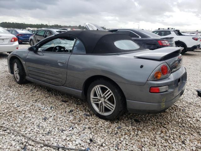 4A3AE55H75E010436 - 2005 MITSUBISHI ECLIPSE SPYDER GT GRAY photo 2