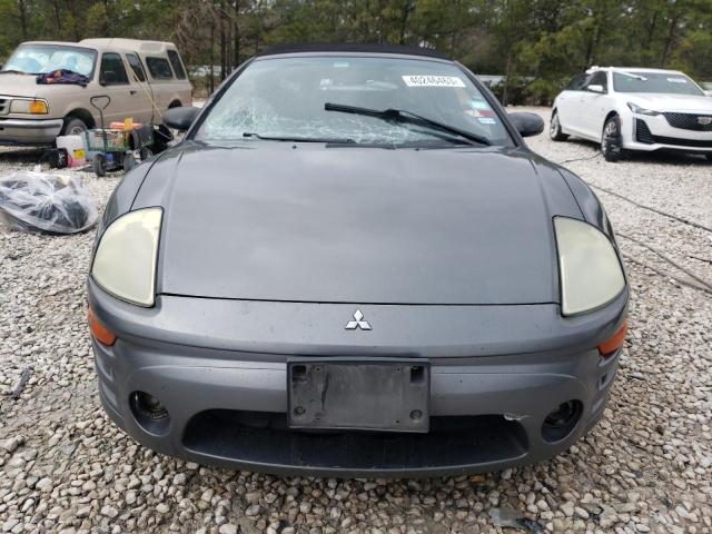 4A3AE55H75E010436 - 2005 MITSUBISHI ECLIPSE SPYDER GT GRAY photo 5