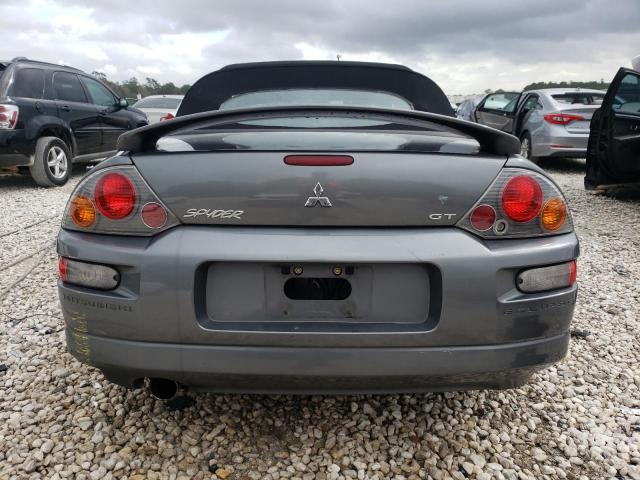 4A3AE55H75E010436 - 2005 MITSUBISHI ECLIPSE SPYDER GT GRAY photo 6