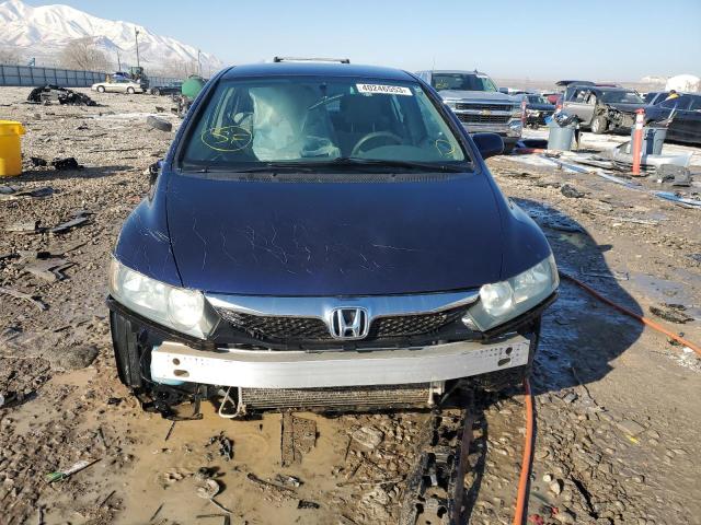 19XFA1F51AE072429 - 2010 HONDA CIVIC LX BLUE photo 5