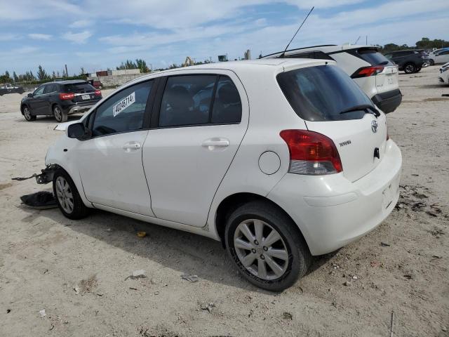 JTDKT903995238329 - 2009 TOYOTA YARIS WHITE photo 2