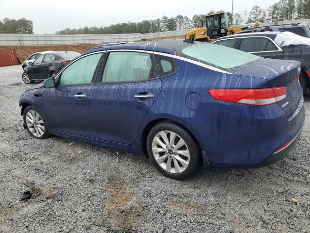 5XXGU4L30JG252718 - 2018 KIA OPTIMA EX BLUE photo 2