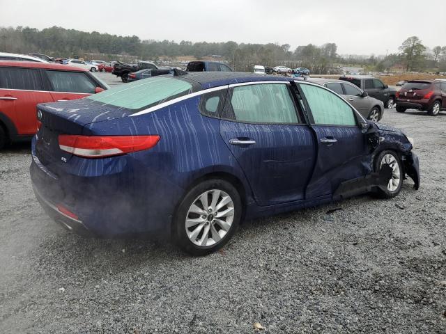 5XXGU4L30JG252718 - 2018 KIA OPTIMA EX BLUE photo 3