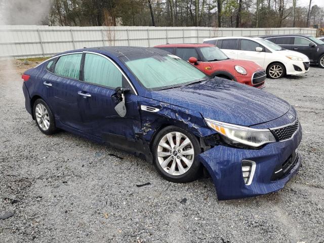 5XXGU4L30JG252718 - 2018 KIA OPTIMA EX BLUE photo 4