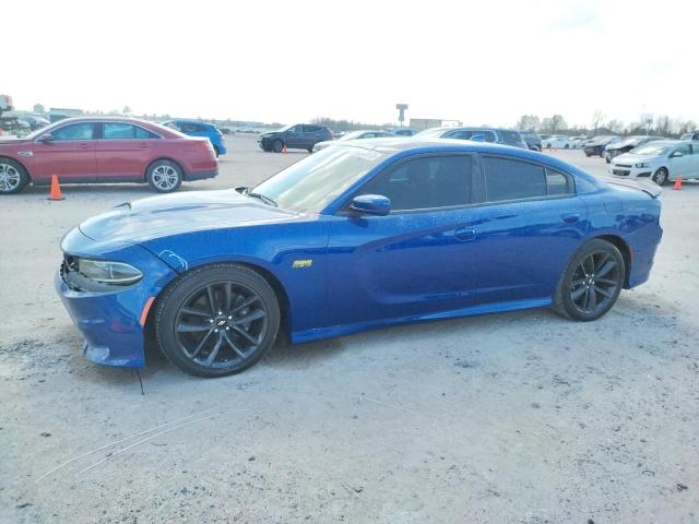 2C3CDXGJ2KH681547 - 2019 DODGE CHARGER SCAT PACK BLUE photo 1