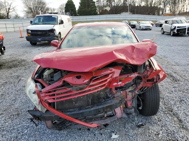 4T1BE46K27U117636 - 2007 TOYOTA CAMRY CE RED photo 5