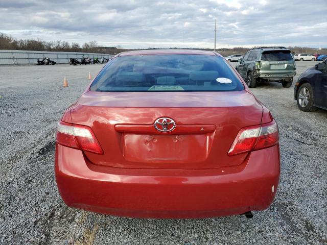 4T1BE46K27U117636 - 2007 TOYOTA CAMRY CE RED photo 6