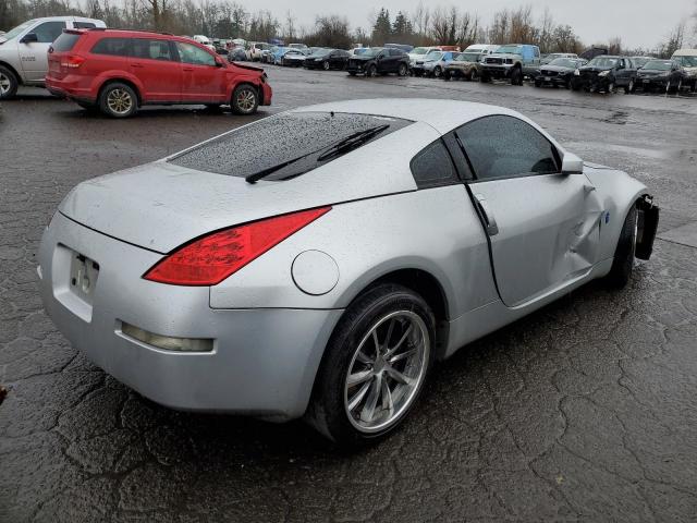 JN1BZ34DX8M704484 - 2008 NISSAN 350Z COUPE SILVER photo 3