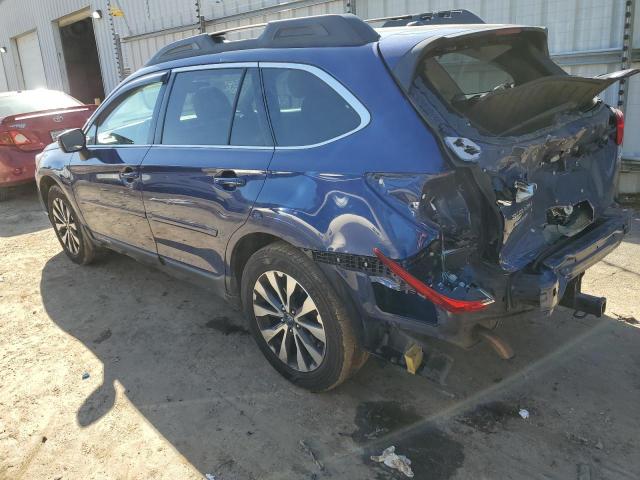 4S4BSBNC6F3237581 - 2015 SUBARU OUTBACK 2.5I LIMITED BLUE photo 2