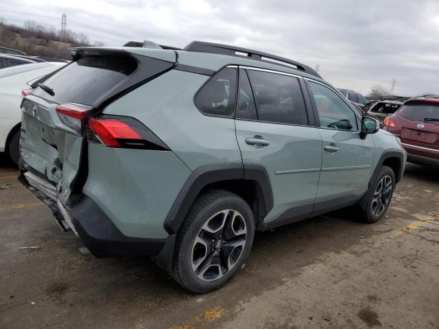 2T3J1RFV9KW043467 - 2019 TOYOTA RAV4 ADVENTURE TEAL photo 3