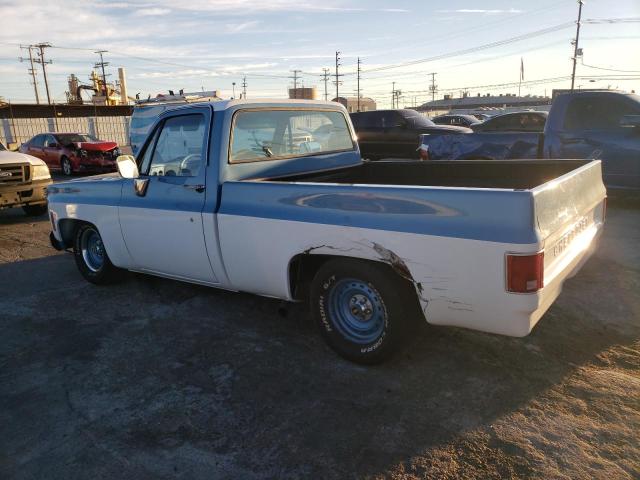 CCU149B116116 - 1979 CHEVROLET SILVERADO BLUE photo 2