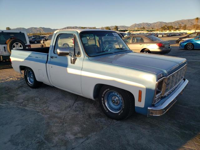 CCU149B116116 - 1979 CHEVROLET SILVERADO BLUE photo 4