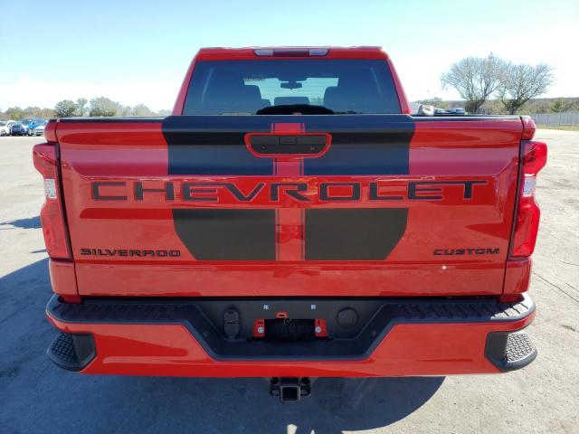 1GCPWBEK0NZ221099 - 2022 CHEVROLET SILVERADO C1500 CUSTOM RED photo 6