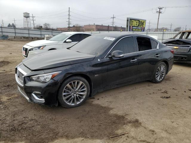 JN1EV7AR4JM441771 - 2018 INFINITI Q50 LUXE BLACK photo 1