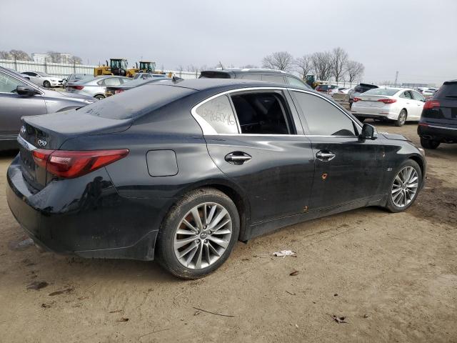 JN1EV7AR4JM441771 - 2018 INFINITI Q50 LUXE BLACK photo 3