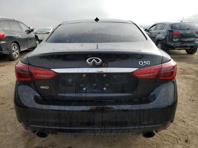 JN1EV7AR4JM441771 - 2018 INFINITI Q50 LUXE BLACK photo 6