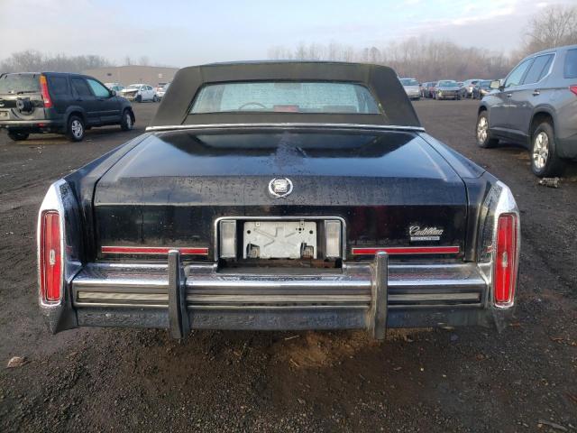 1G6DW51Y9JR760297 - 1988 CADILLAC BROUGHAM BLACK photo 6