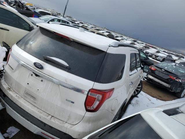 1FM5K8HT7GGB59785 - 2016 FORD EXPLORER PLATINUM WHITE photo 3