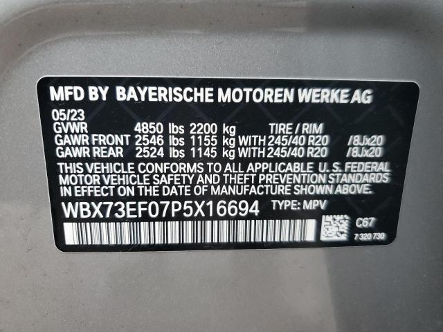 WBX73EF07P5X16694 - 2023 BMW X1 XDRIVE28I SILVER photo 14