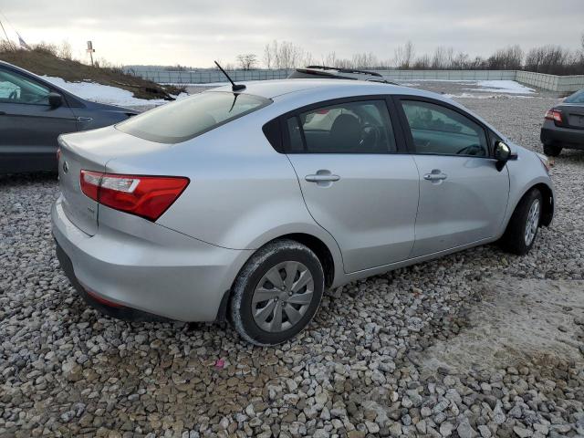 KNADM4A35H6050761 - 2017 KIA RIO LX SILVER photo 3