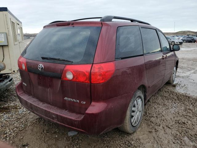 5TDZK23C59S273691 - 2009 TOYOTA SIENNA CE RED photo 3