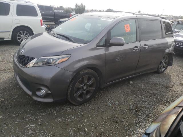 5TDXK3DC1GS749914 - 2016 TOYOTA SIENNA SE CHARCOAL photo 1